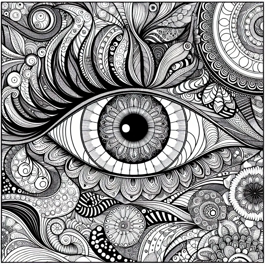 Unlock Your Creativity: Explore Our Free Eye Coloring Page Collection for All Ages